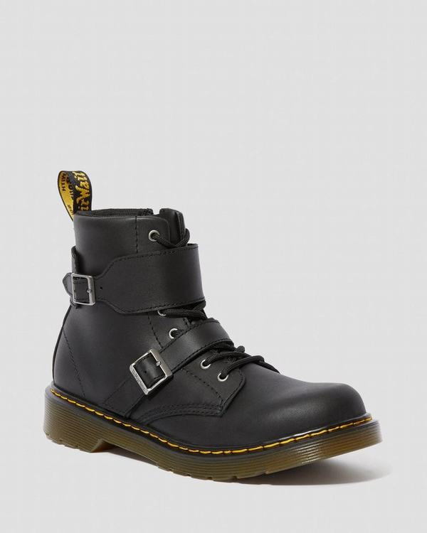 Dr Martens Dětské Kotníkové Boty Youth 1460 Joska Černé, CZ-920431